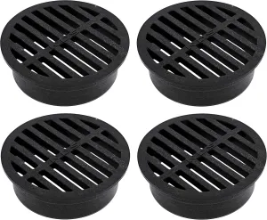 NDS Plastic Round Grate (4 Pack 4-inch)
