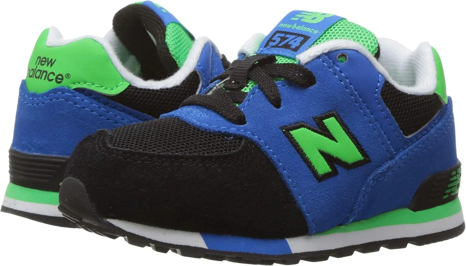 New Balance Kids' 574 Fashion Sneaker Cut Paste (Inf) Running Shoe