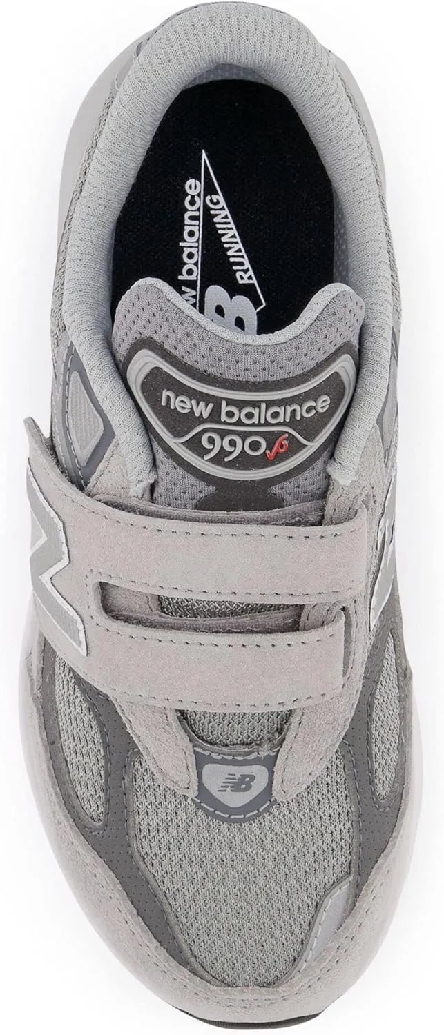 New Balance Kids' 990 V6 Hook and Loop Sneaker
