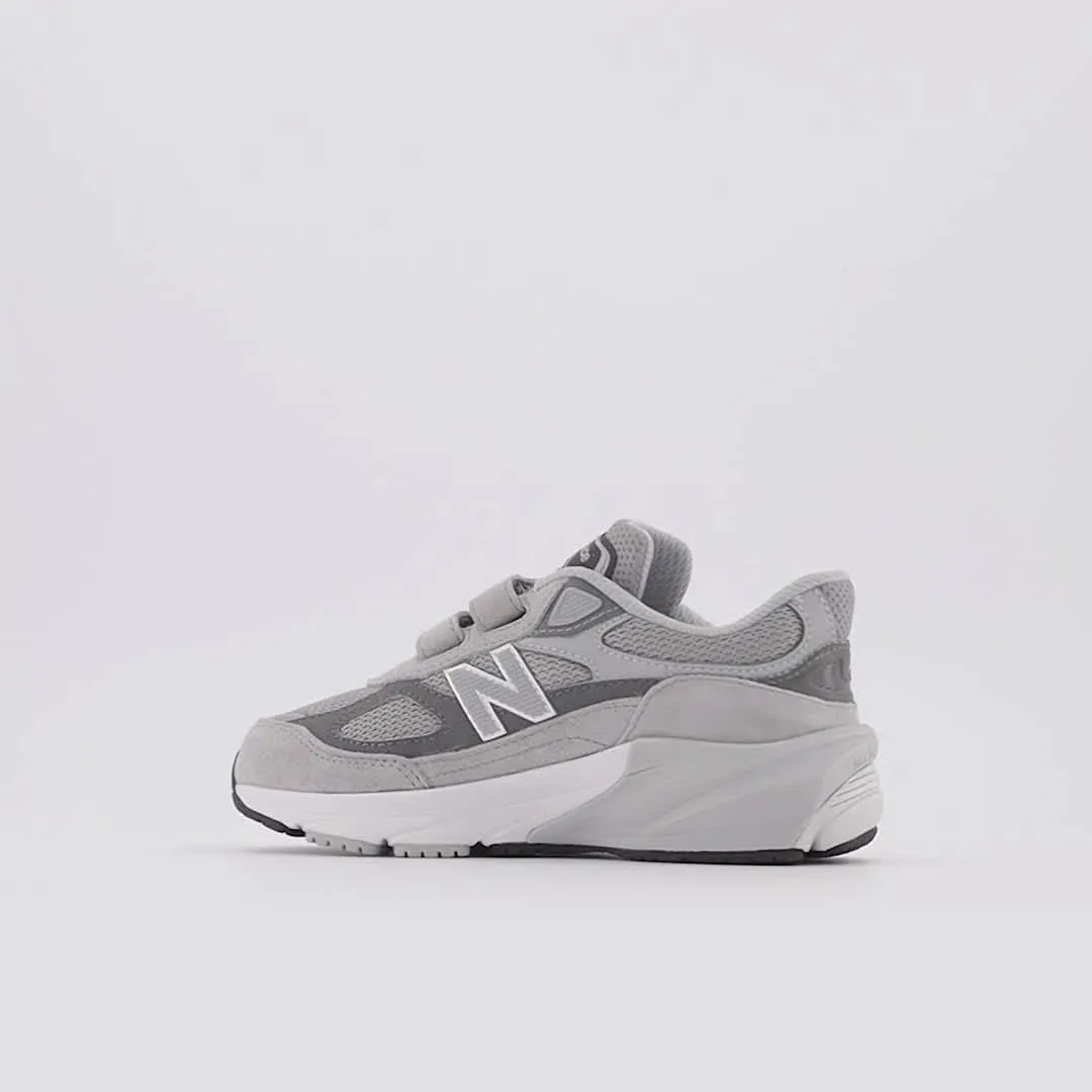 New Balance Kids' 990 V6 Hook and Loop Sneaker
