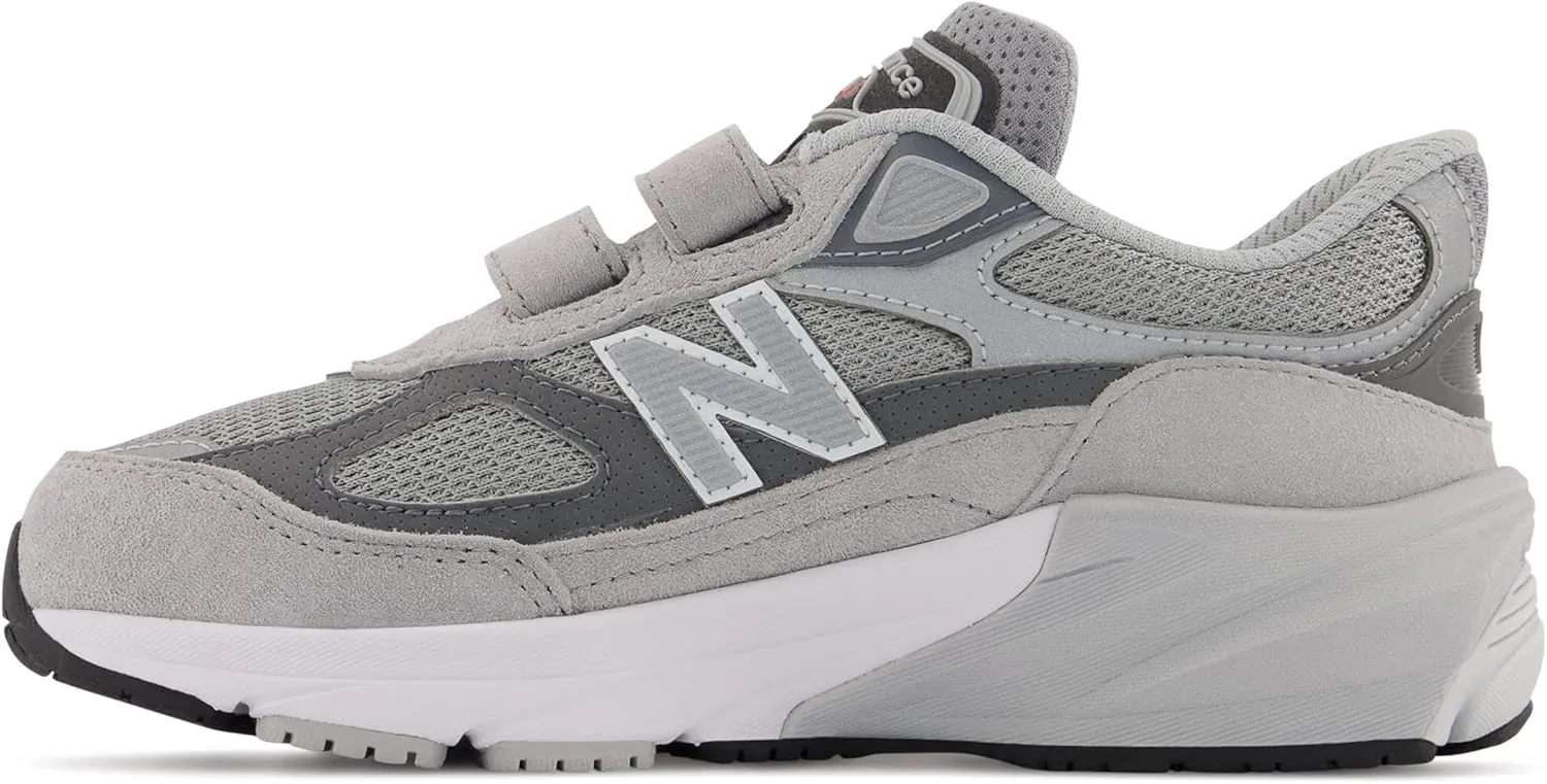 New Balance Kids' 990 V6 Hook and Loop Sneaker