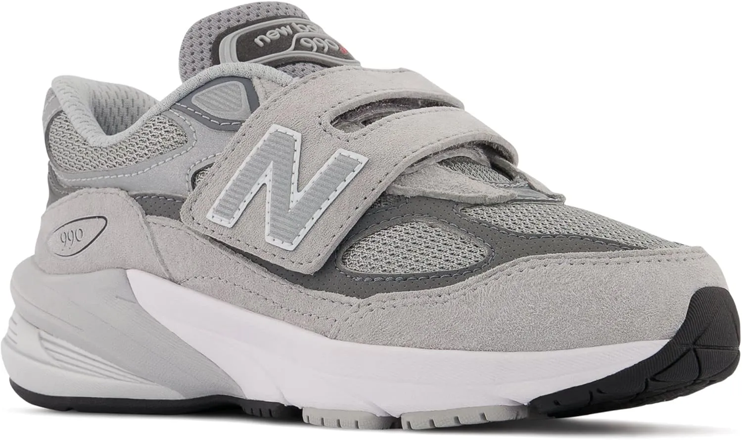 New Balance Kids' 990 V6 Hook and Loop Sneaker