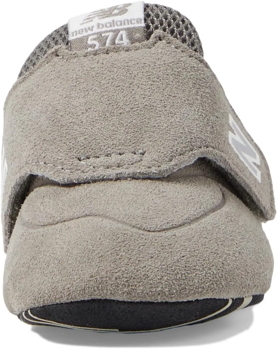 New Balance Unisex-Baby 574 V1 Hook and Loop Crib Sneaker