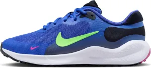 NIKE Boy's Sneaker Low, Lt Ultramarine Lime Blast Dark Obsidian, 35.5 EU