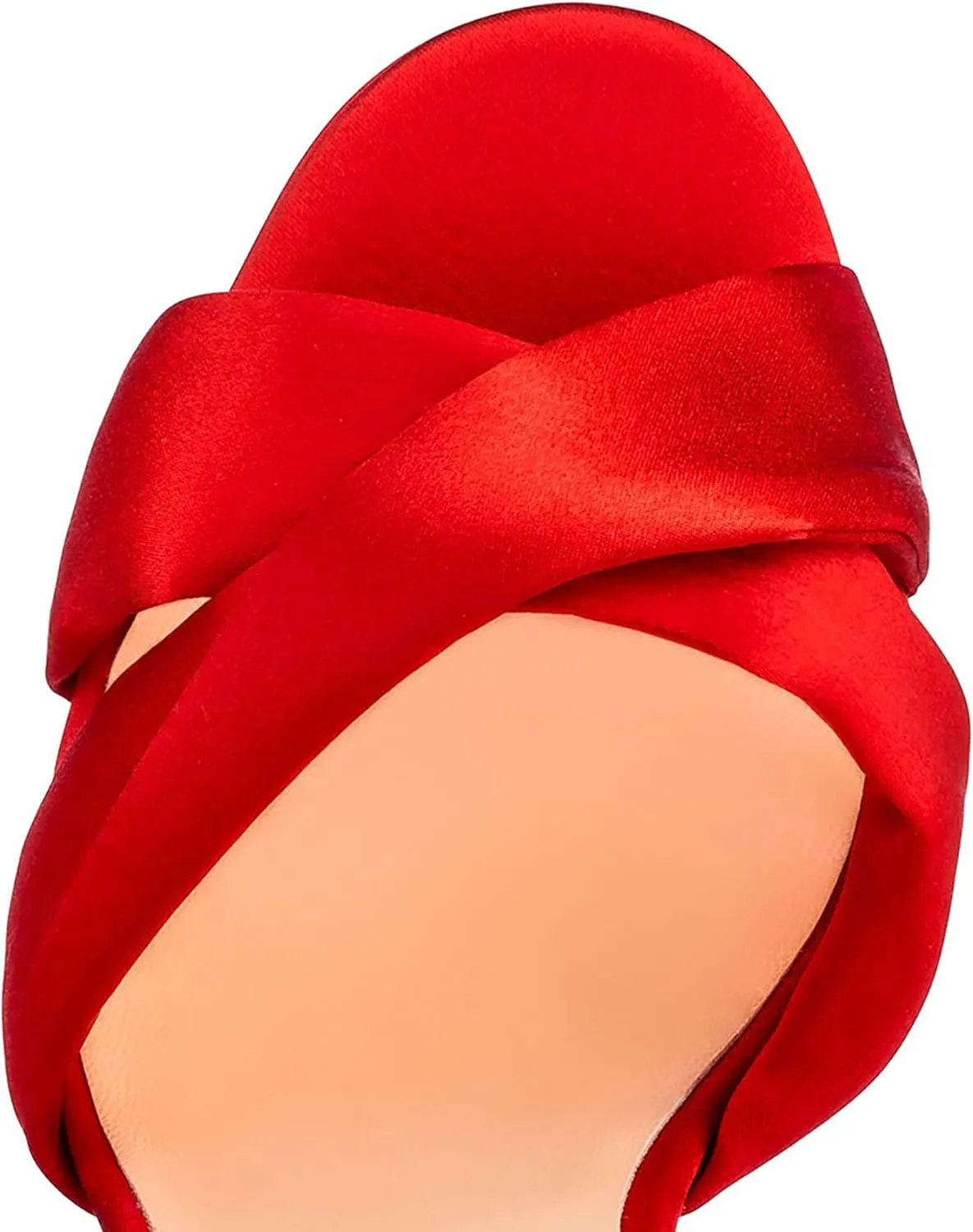 Open Toe High Heels Sandals for Womens Bows Straps Stiletto High Heel Party Sandals Satin Cloth Sexy Party Round Toe Pumps Shoes Classic Dress Sandals