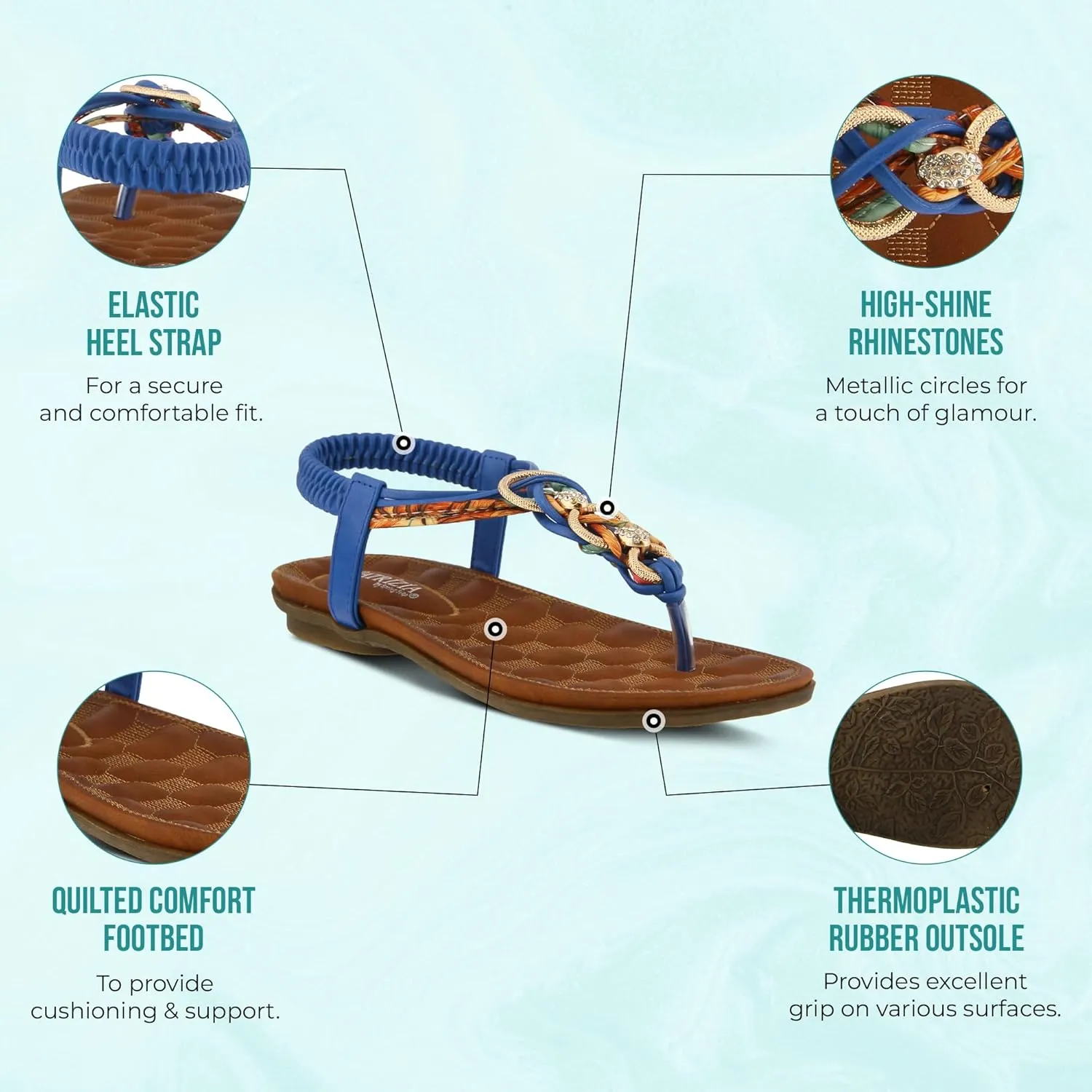 PATRIZIA Women's Gadelina Sandals