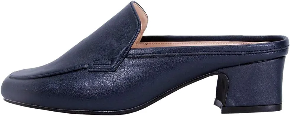 Peerage Jackie Women's Wide Width Comfort Casual Leather Mules
