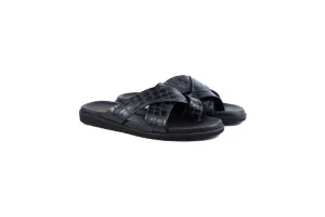 Pelle Line -Resort Open toe sandal - Black