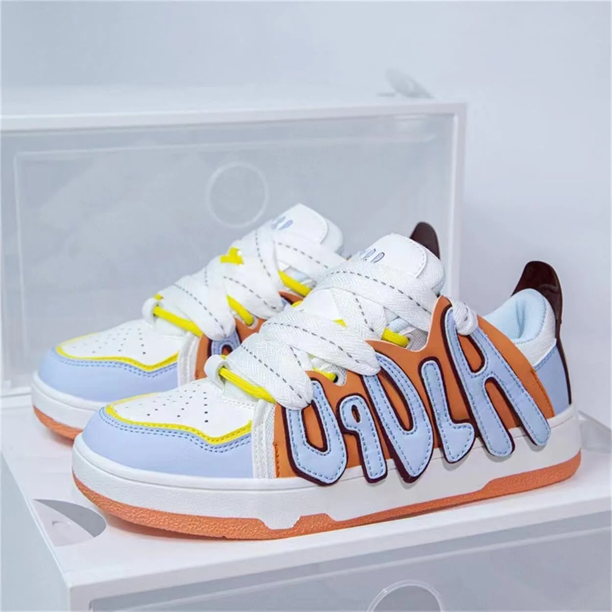 Preppy Shoes Sneakers for Women Running Shoes Non Slip On Casual Walking Shoes Fashion Lightweight Sneaker for Work Travel