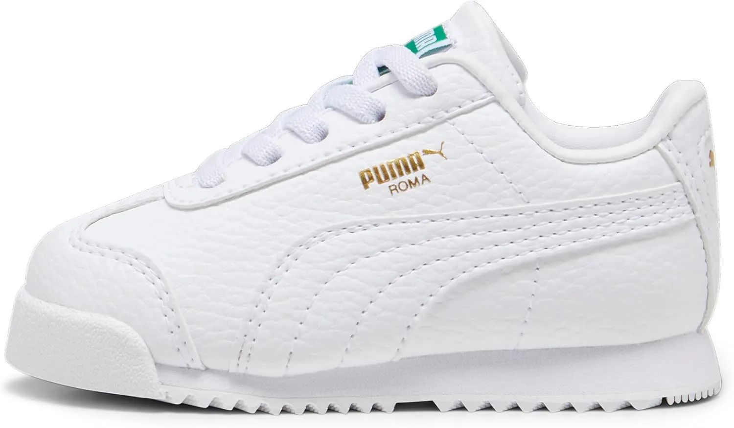 PUMA Unisex-Child Shoes Kids Roma Alternate Closure Sneaker, White-Intense Lavender Pink, 6 US Toddler