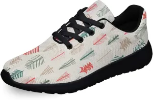 Reamson Women Men Sneaker Christmas Tree Shoes Black Size 9