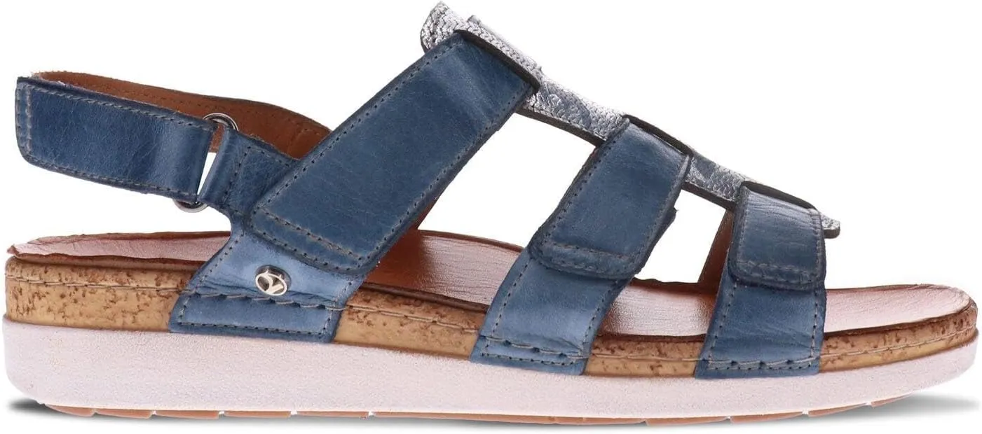 Revere Santorini 4 Womens Adjustable Strap Gladiator Sandal – Chic, Comfortable Sandal with Removable T-Bar and Arch Support
