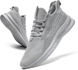 Running Shoes for Men Casual Slip on Tennis Walking Sneakers Lightweight Breathable Mesh Fashion Gym Athletic Sports Workout Shoes