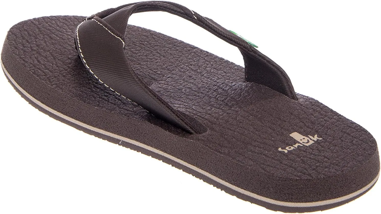 Sanuk Kids unisex-kids Root Beer Cozy Flip Flop