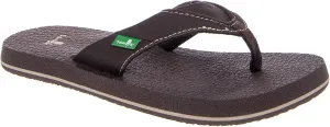 Sanuk Kids unisex-kids Root Beer Cozy Flip Flop