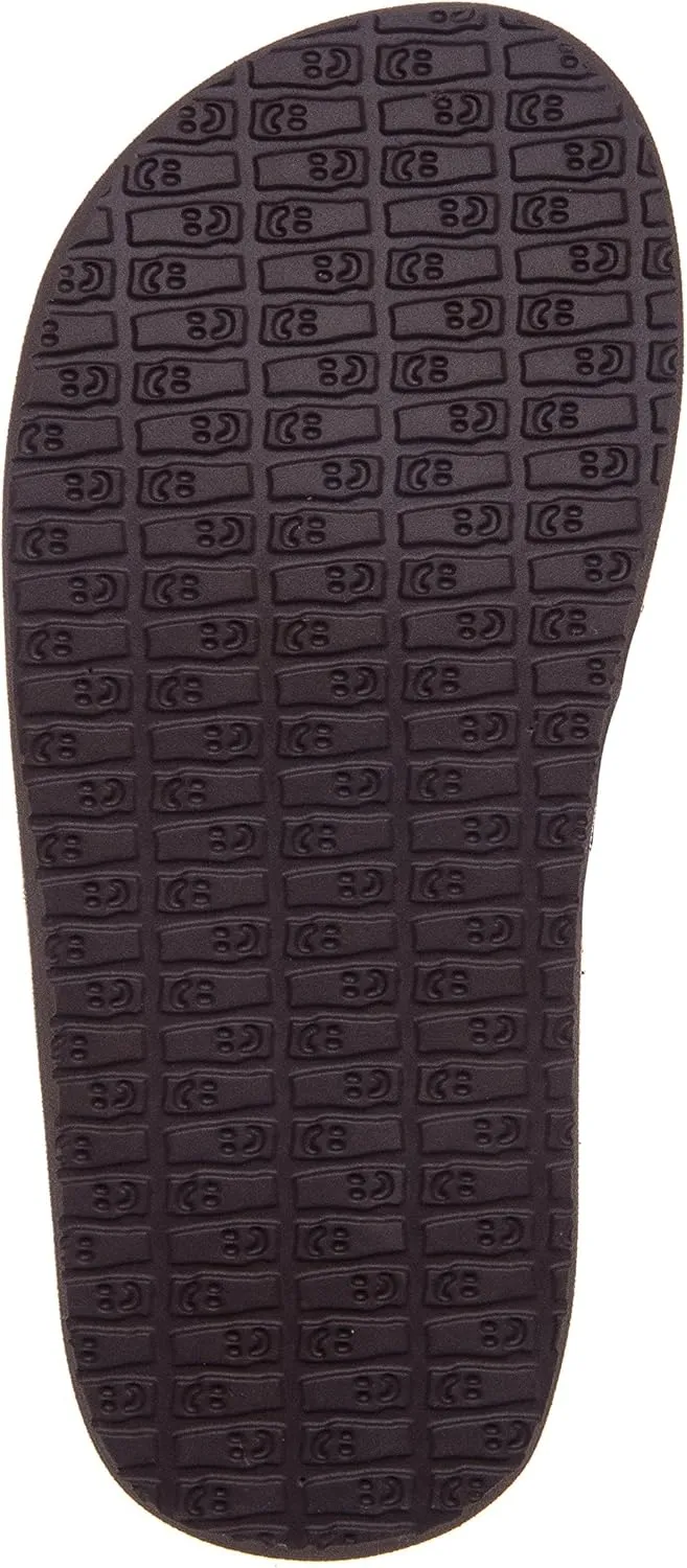 Sanuk Kids unisex-kids Root Beer Cozy Flip Flop