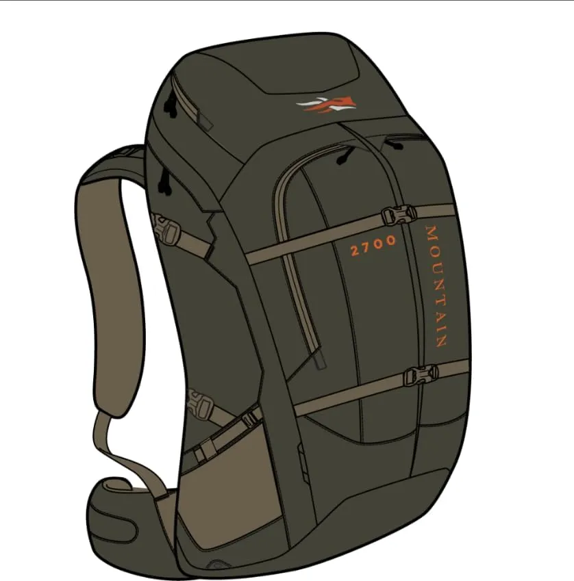 SITKA Gear Mountain 2700 Hunting Pack