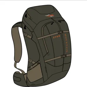SITKA Gear Mountain 2700 Hunting Pack
