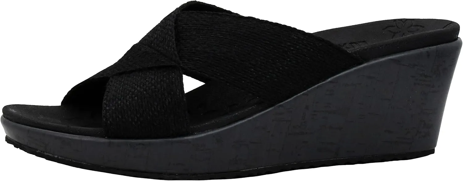 Skechers Women's Beverlee-Delighted Wedge Sandal