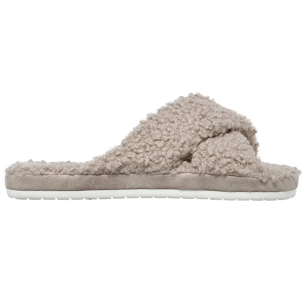 Skechers Womens Slippers Vegan Memory Foam Cozy Slide 167236
