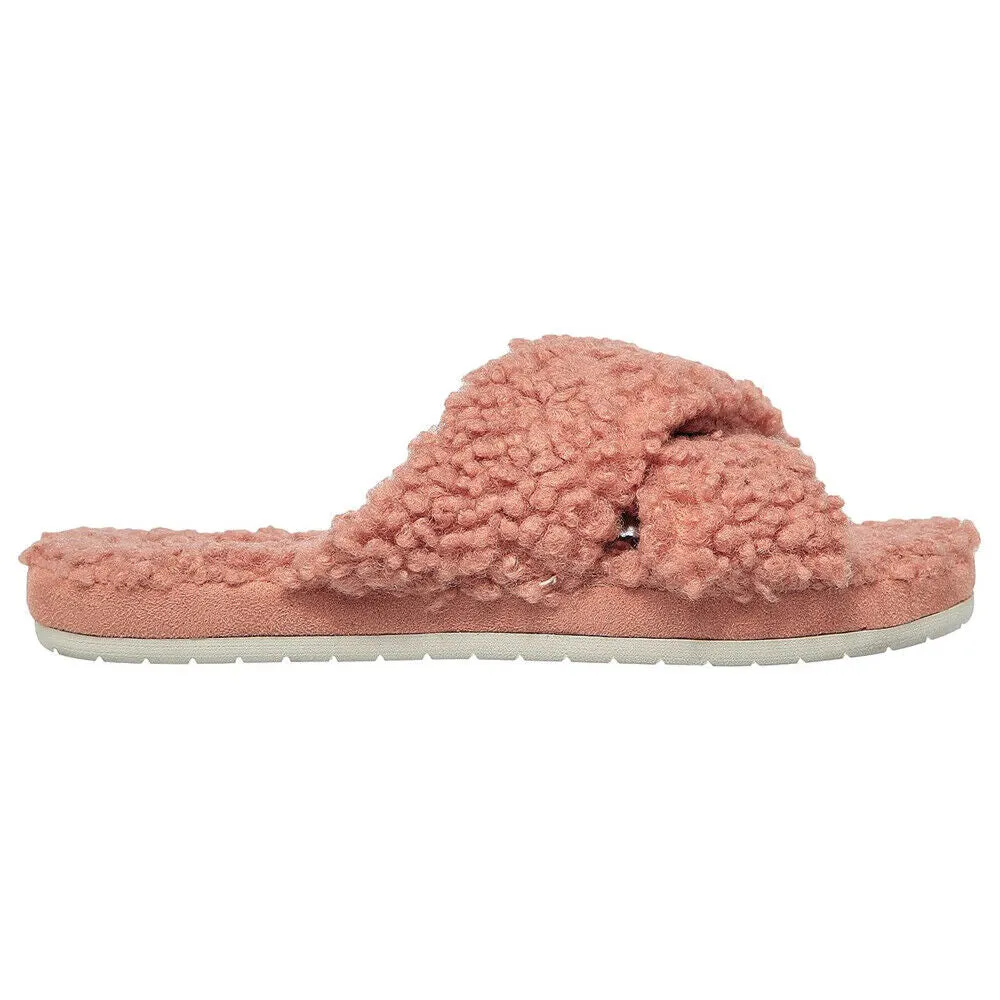 Skechers Womens Slippers Vegan Memory Foam Cozy Slide 167236