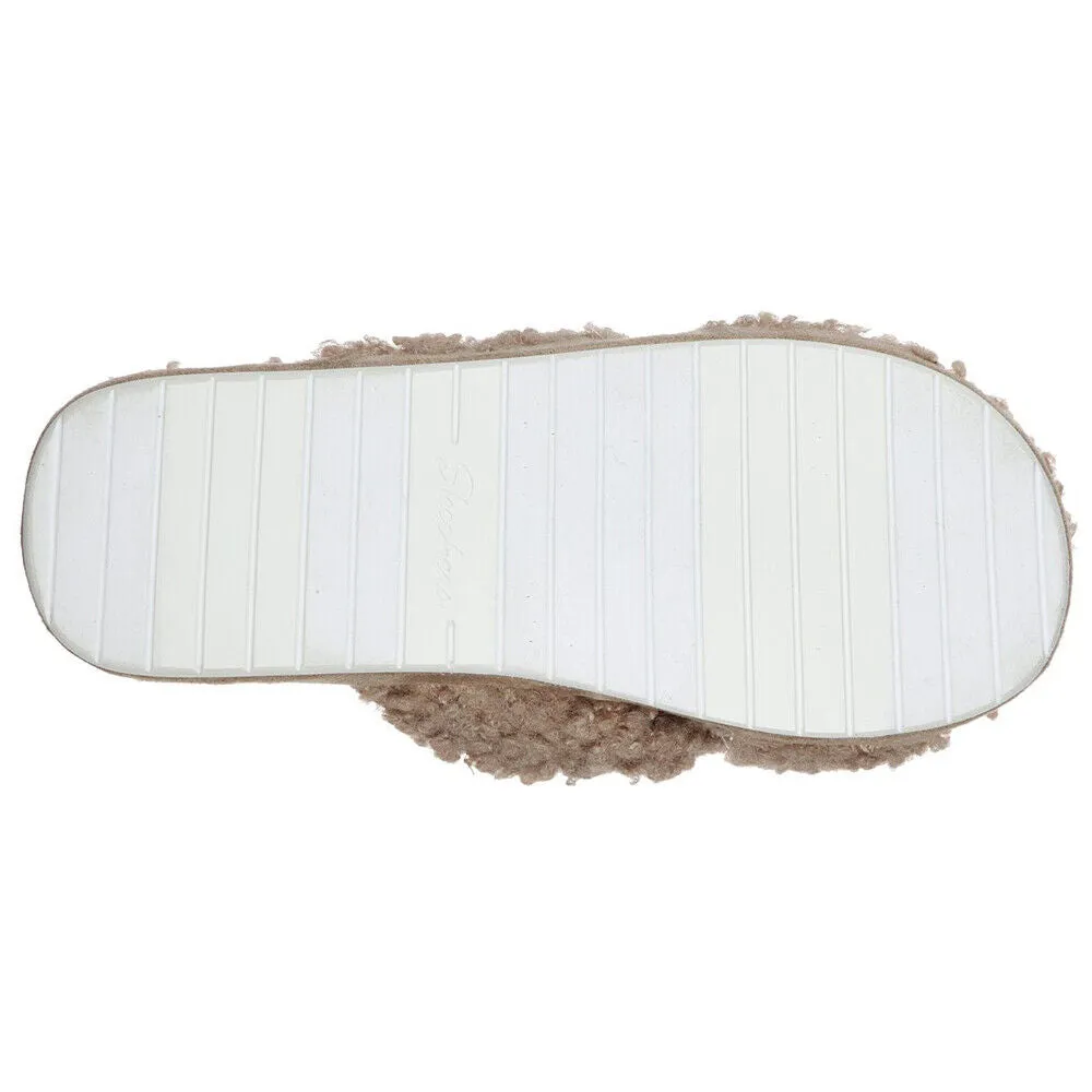 Skechers Womens Slippers Vegan Memory Foam Cozy Slide 167236