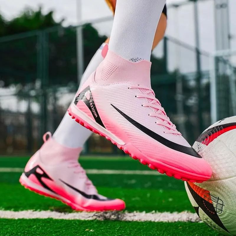 Soccer Cleats for Mens Indoor Soccer Shoes Unisex Baseball Turf Shoes Youth Rugby Shoes Adult AG FG TF Football Boots Wide Training Sneaker