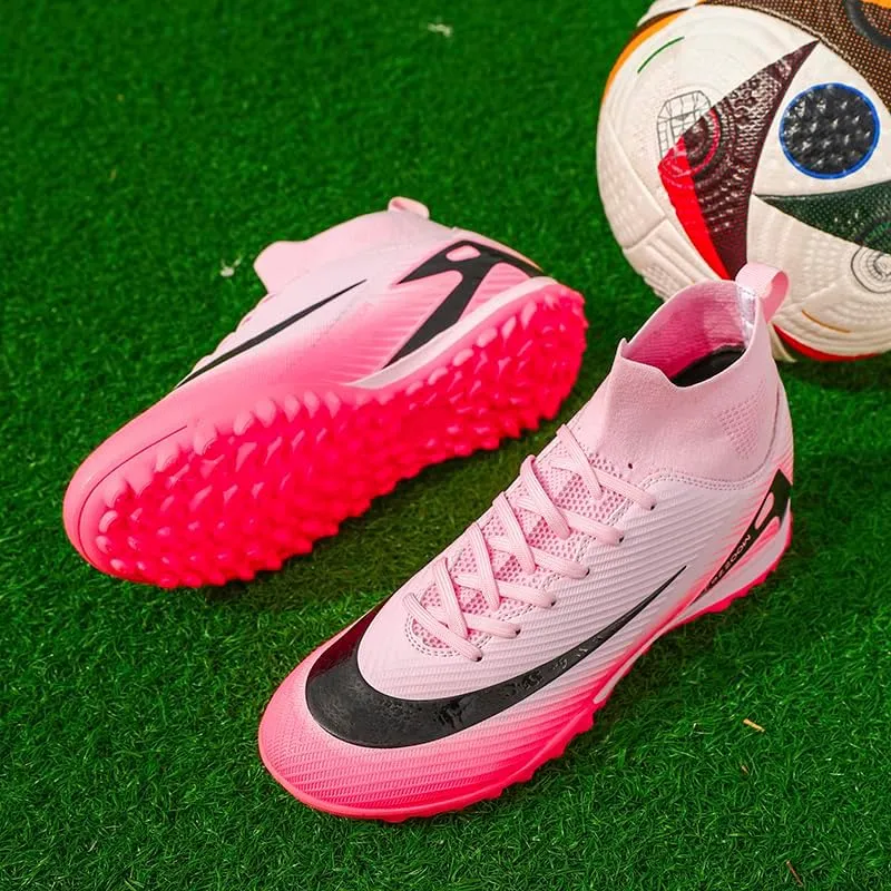 Soccer Cleats for Mens Indoor Soccer Shoes Unisex Baseball Turf Shoes Youth Rugby Shoes Adult AG FG TF Football Boots Wide Training Sneaker