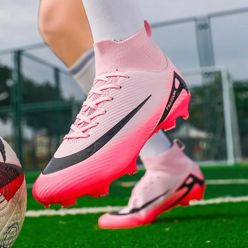 Soccer Cleats for Mens Indoor Soccer Shoes Unisex Baseball Turf Shoes Youth Rugby Shoes Adult AG FG TF Football Boots Wide Training Sneaker
