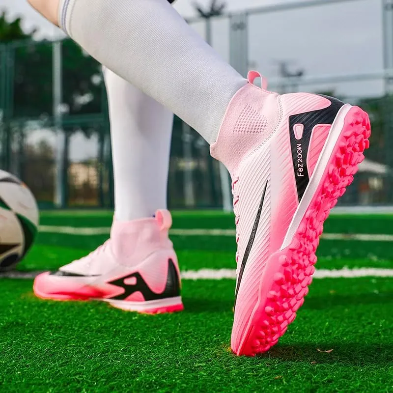 Soccer Cleats for Mens Indoor Soccer Shoes Unisex Baseball Turf Shoes Youth Rugby Shoes Adult AG FG TF Football Boots Wide Training Sneaker
