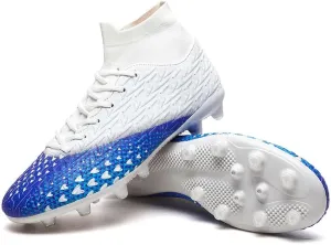 Soccer Cleats for Mens Womens Indoor Soccer Shoes Unisex Baseball Turf Shoes Youth Rugby Shoes Adult AG FG TF Football Boots Wide Training Sneaker