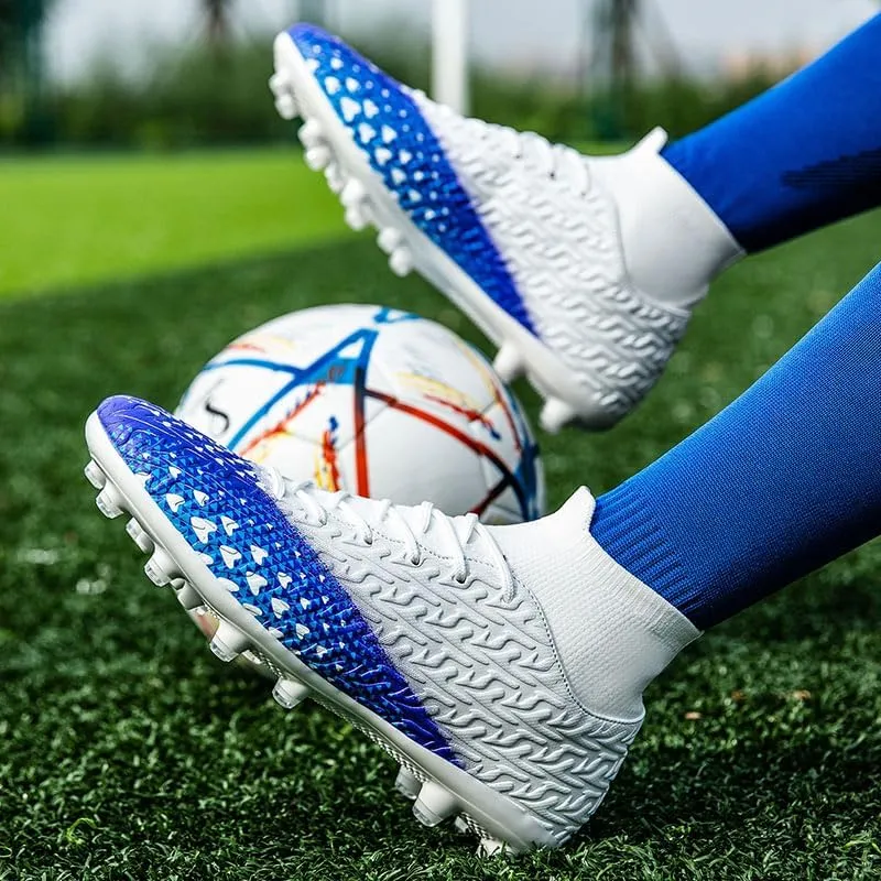Soccer Cleats for Mens Womens Indoor Soccer Shoes Unisex Baseball Turf Shoes Youth Rugby Shoes Adult AG FG TF Football Boots Wide Training Sneaker