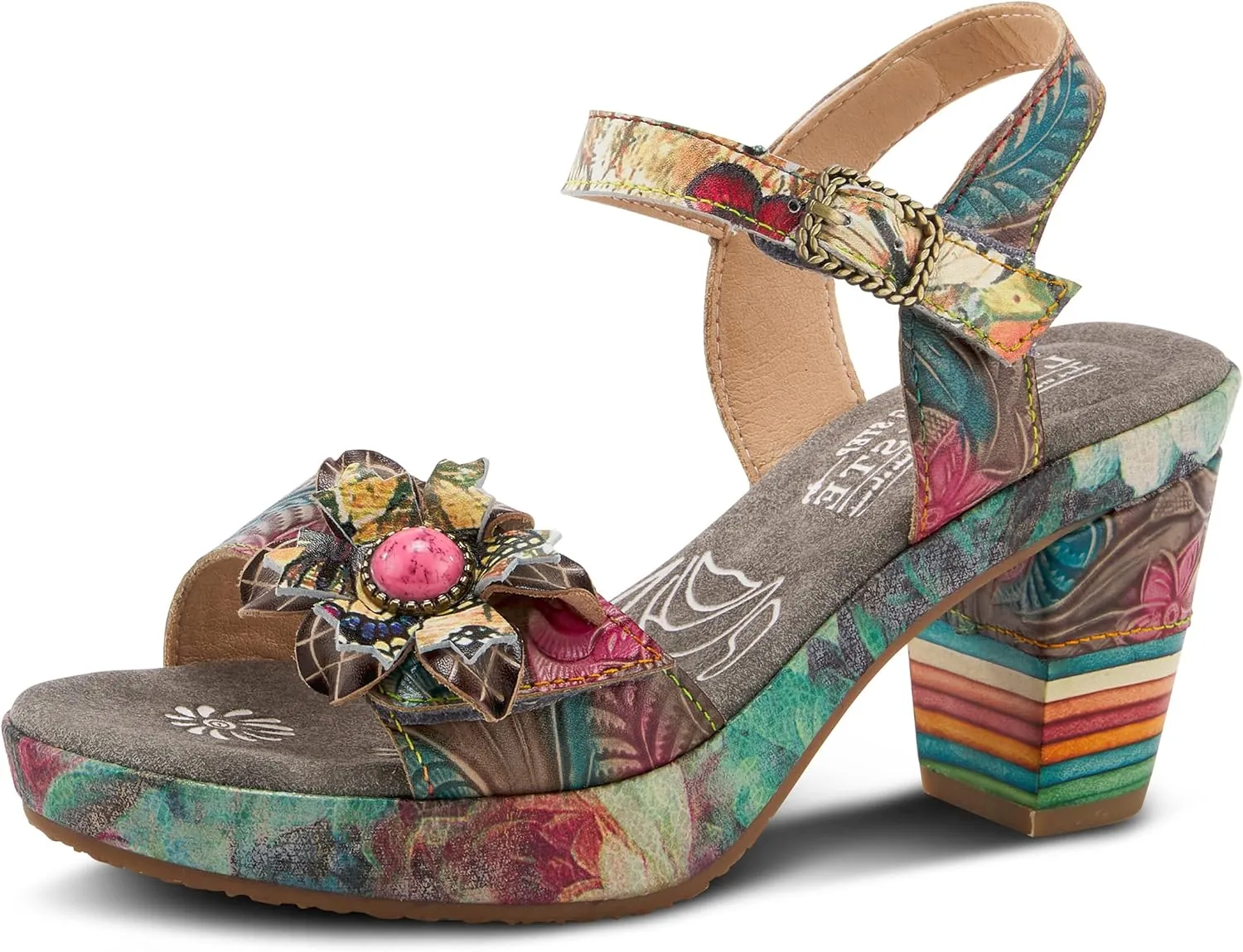Spring Step L'Artiste Women's Leilanie Quarter Strap Sandal