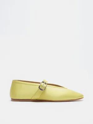 Stella Slipper / Lime Satin