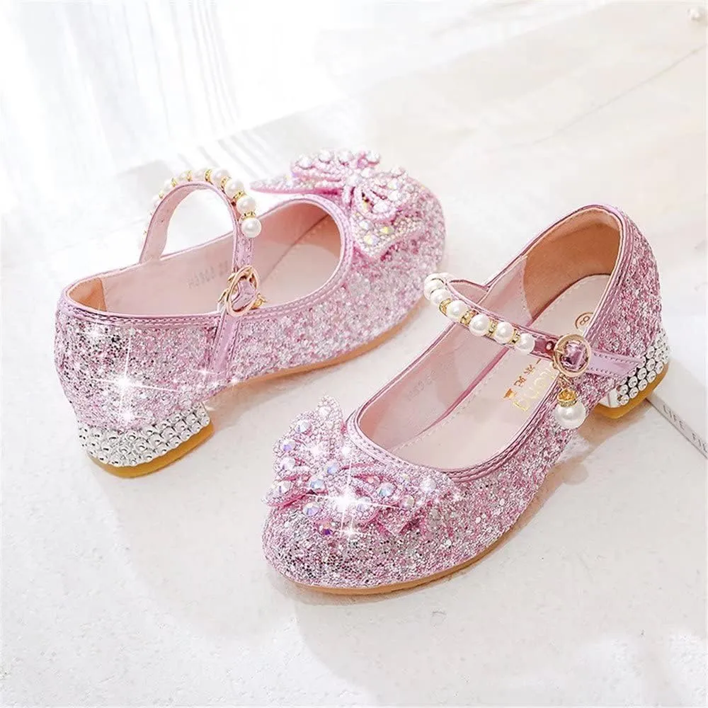 Stunner Girls Dress Shoes Heel Mary Jane Pumps Wedding Party Princess Shoes