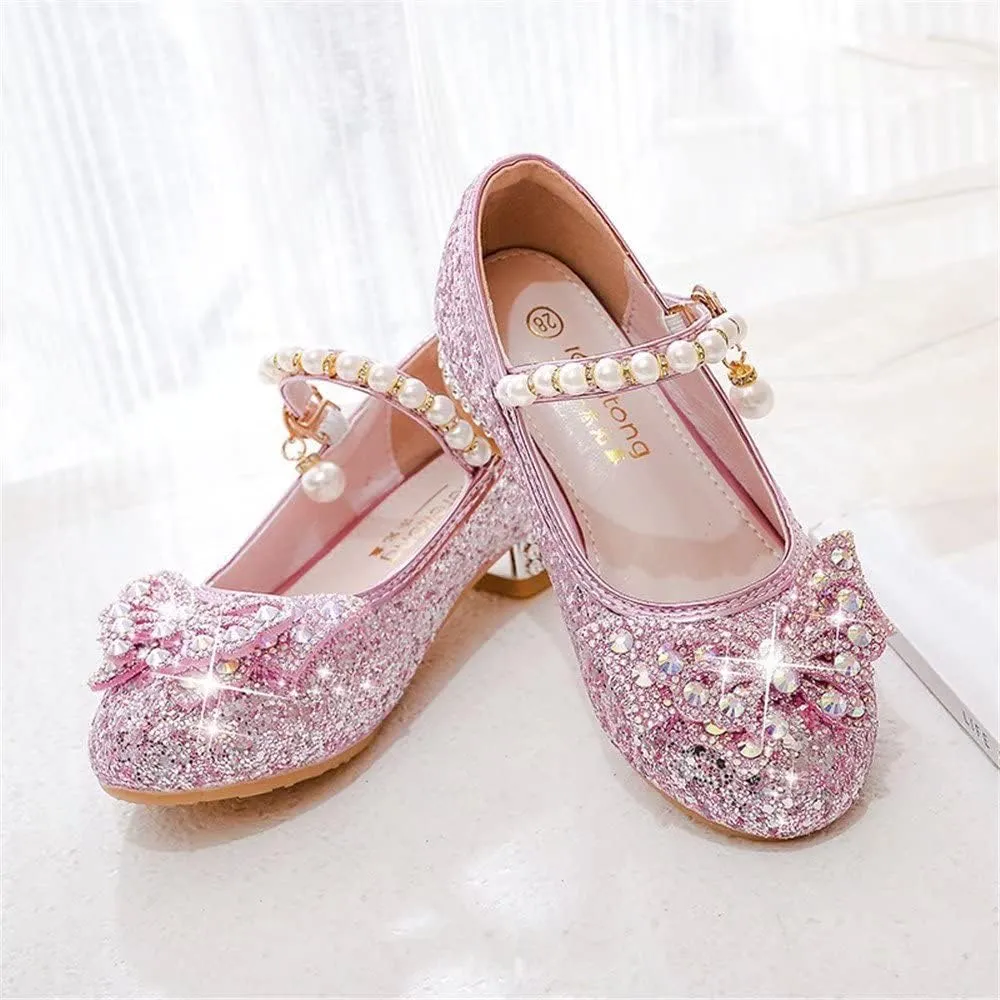 Stunner Girls Dress Shoes Heel Mary Jane Pumps Wedding Party Princess Shoes