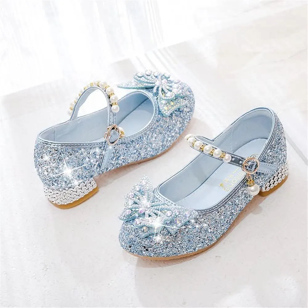 Stunner Girls Dress Shoes Heel Mary Jane Pumps Wedding Party Princess Shoes
