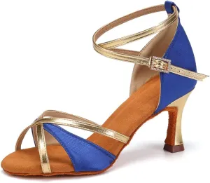 SWDZM Women's Ballroom Dance Shoes Comfortable Latin Salsa Professional Practice Dancing Shoes