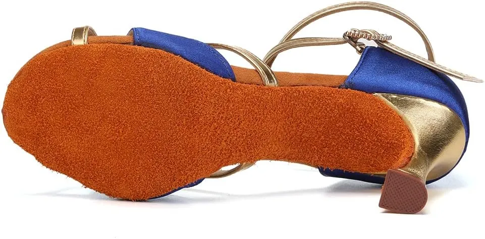 SWDZM Women's Ballroom Dance Shoes Comfortable Latin Salsa Professional Practice Dancing Shoes