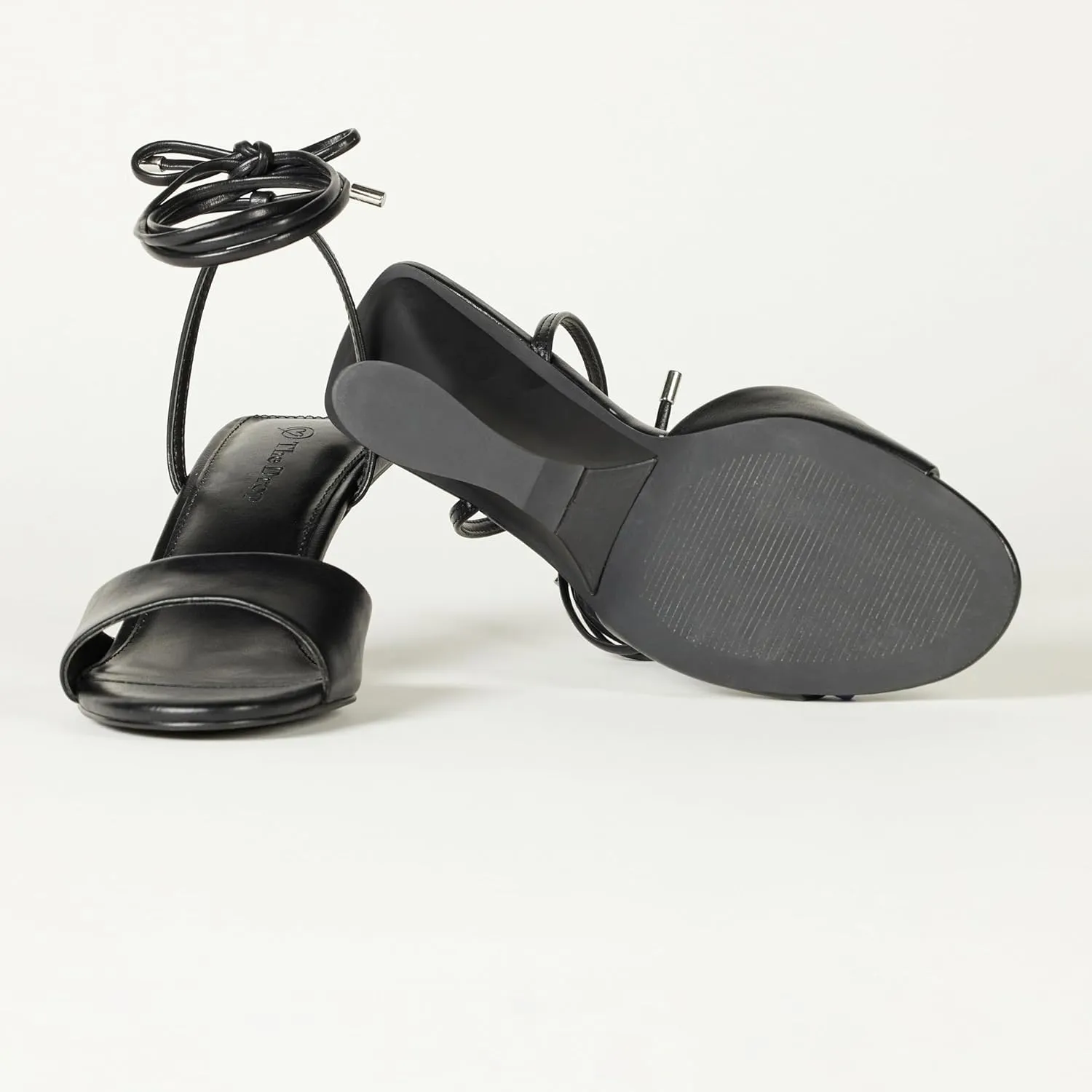The Drop Women's Phoenix Lace Up Sculpted Heeled Sandal