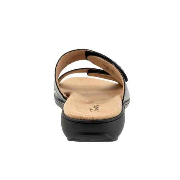 Trotters Women's Ruthie Sandals Black Stitch