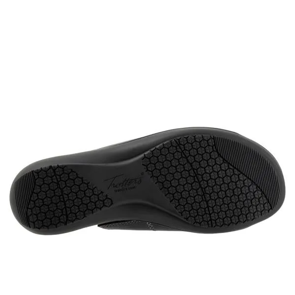 Trotters Women's Ruthie Sandals Black Stitch