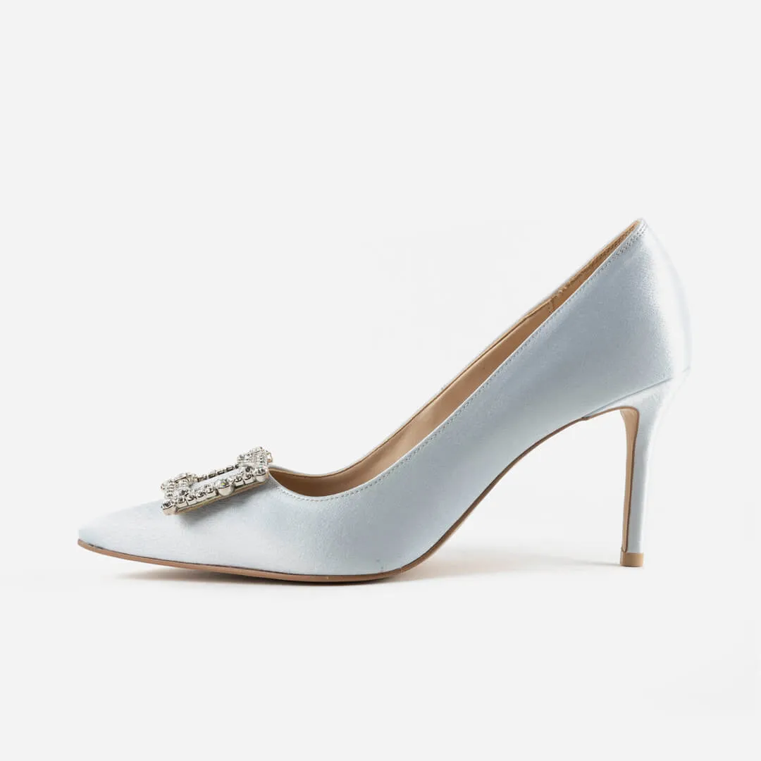 *UK size 1 - MOLLY  - beige, 8cm heels