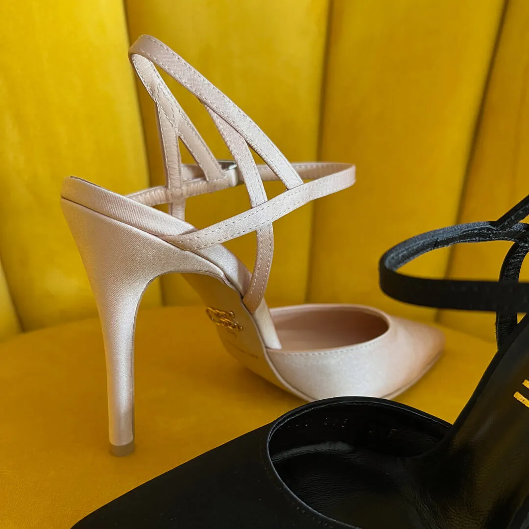 *UK size 2 - BALLAD - beige, 9cm heels