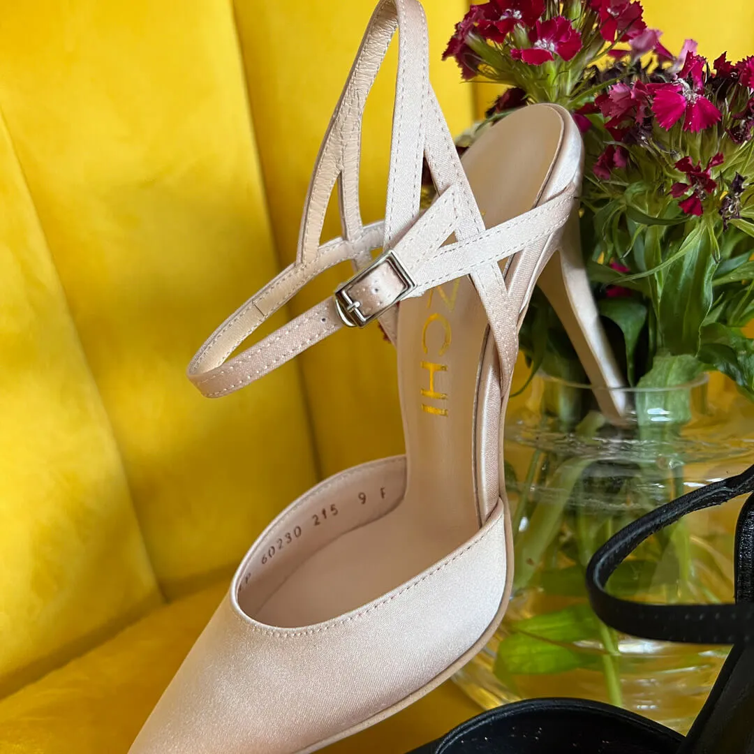 *UK size 2 - BALLAD - beige, 9cm heels