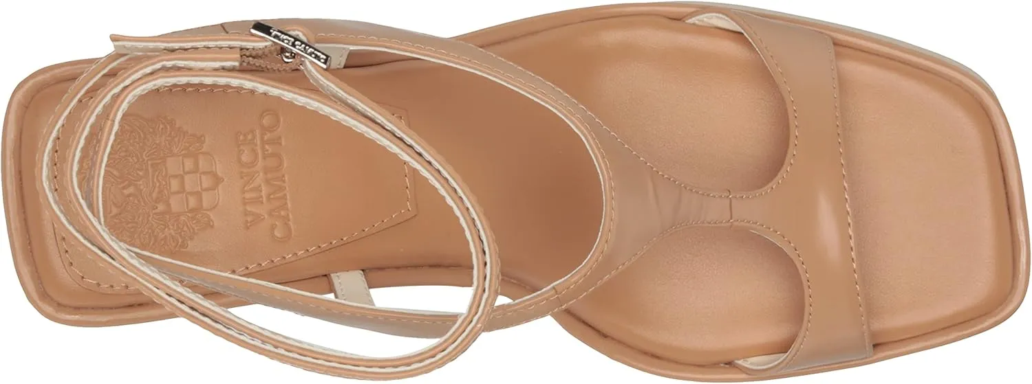 Vince Camuto Women's Fetemee Ankle Strap Wedge Sandal