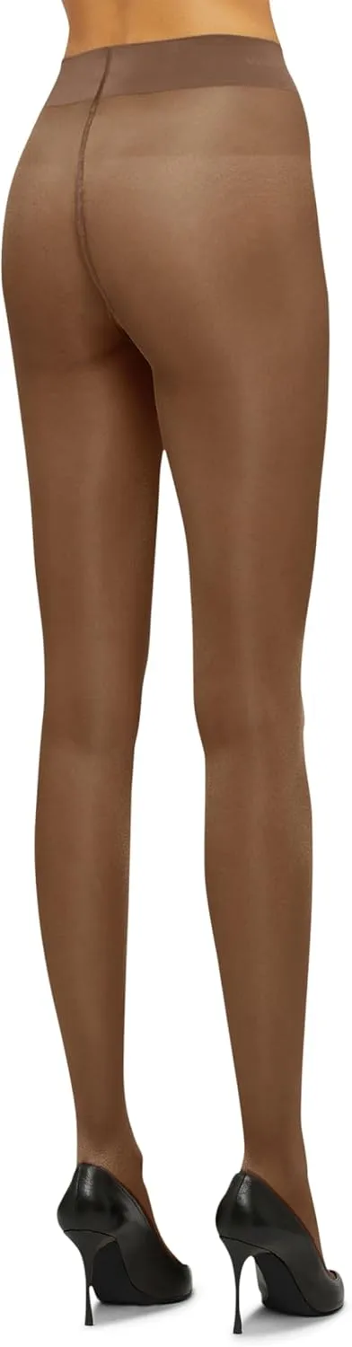 Wolford Satin Touch 20 Denier Tights For Women Soft Satin Feel Sheer Hosiery Extra-Wide Waistband Perfect for Any Occasion