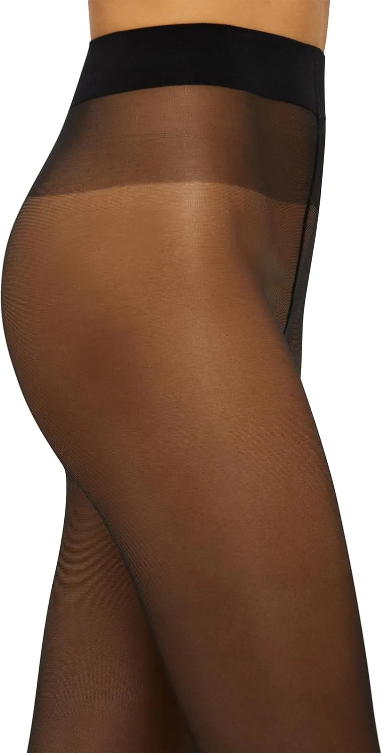 Wolford Satin Touch 20 Denier Tights For Women Soft Satin Feel Sheer Hosiery Extra-Wide Waistband Perfect for Any Occasion