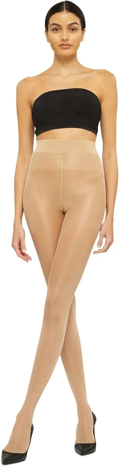 Wolford Satin Touch 20 Denier Tights For Women Soft Satin Feel Sheer Hosiery Extra-Wide Waistband Perfect for Any Occasion