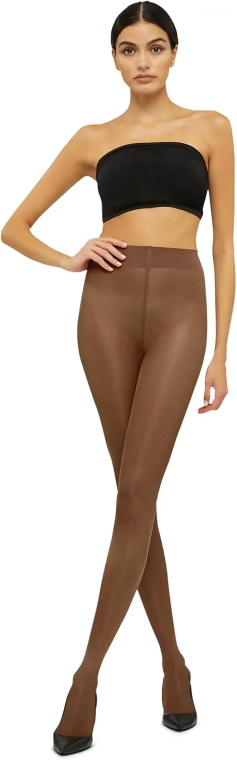 Wolford Satin Touch 20 Denier Tights For Women Soft Satin Feel Sheer Hosiery Extra-Wide Waistband Perfect for Any Occasion